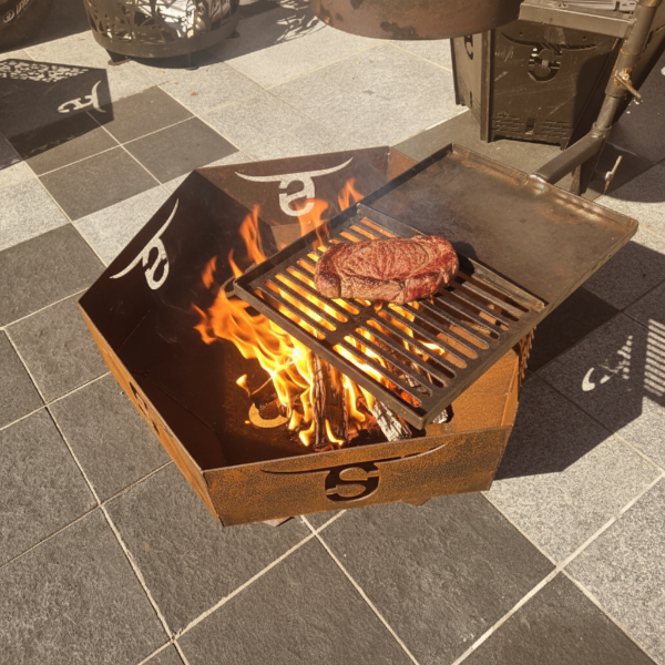 Pyramid Half Firepit