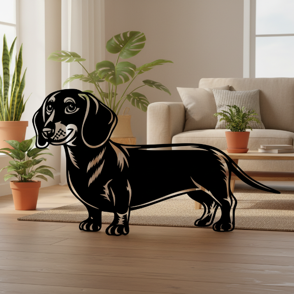 Dachshund Metal Wall Art