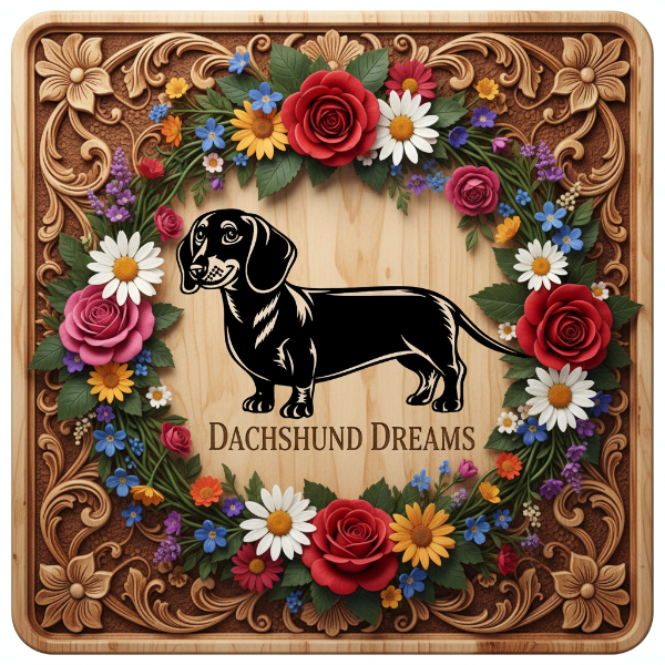 Dachshund Metal Wall Art