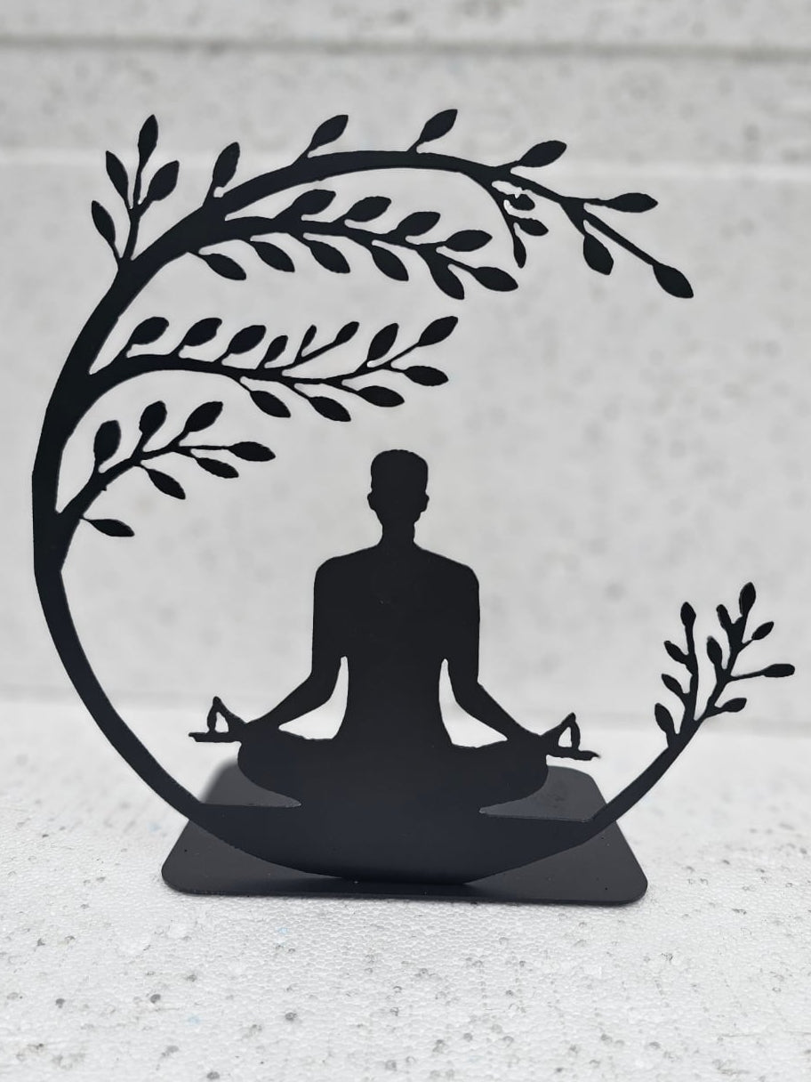 Yoga Meditation Candle Holder