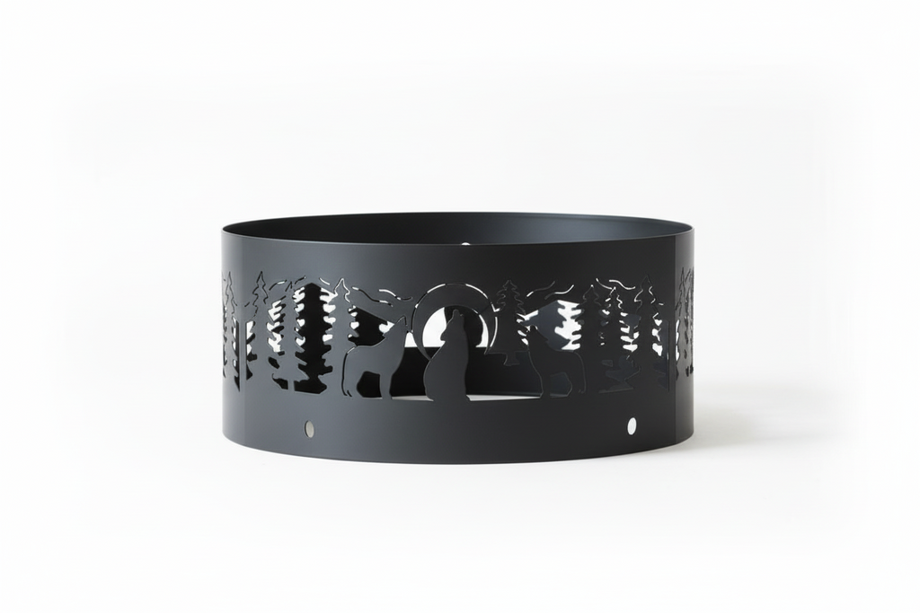 Firepit Ring - Howling Wolf