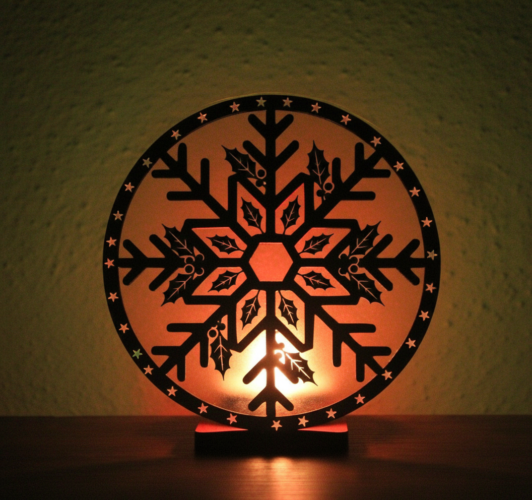 Snowflake Candle Holder
