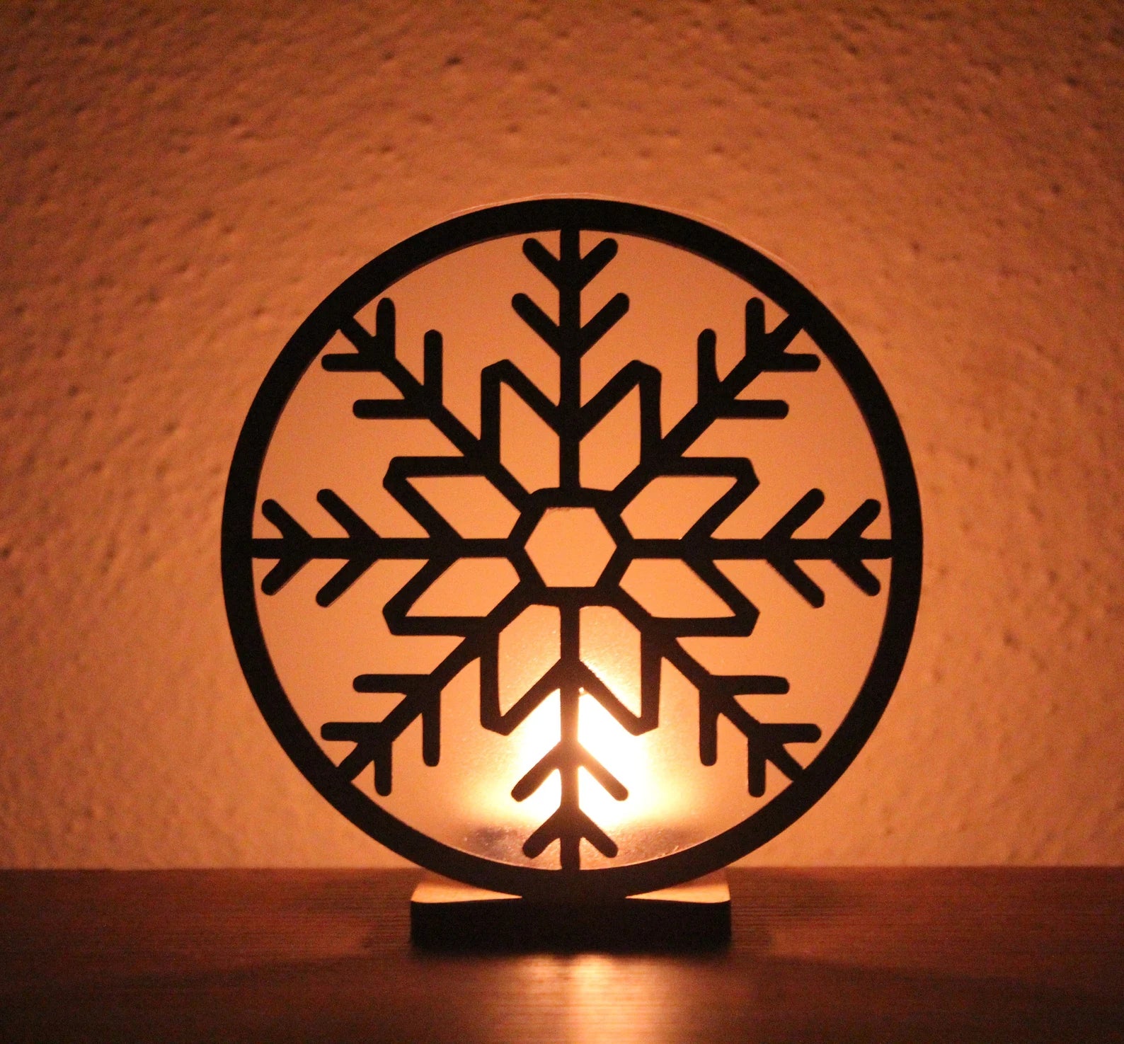 Snowflake Candle Holder