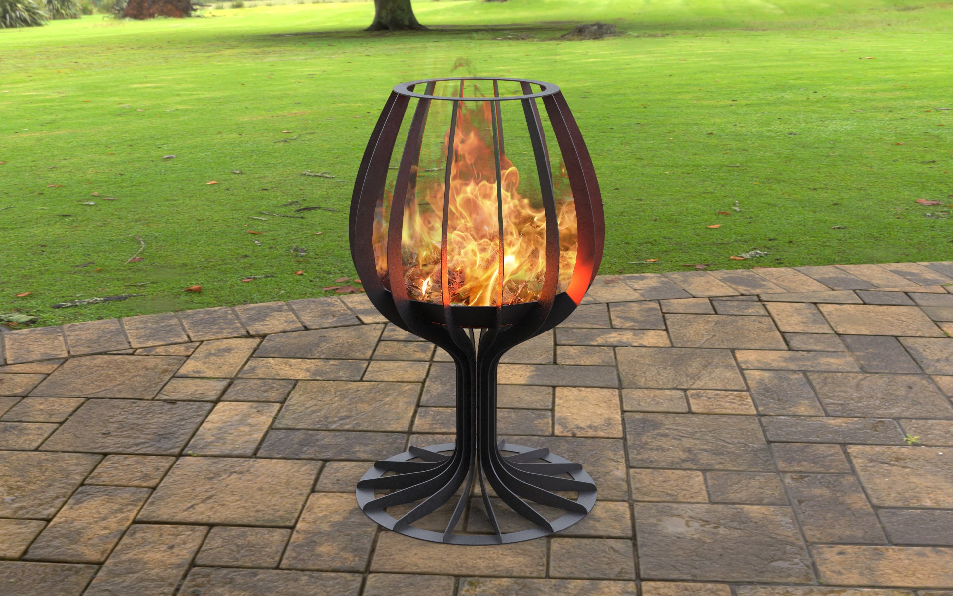 Wineglass Fire Pit