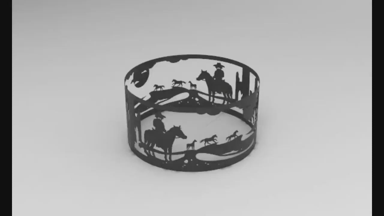 Firepit Ring - Country Design with Base & Feet