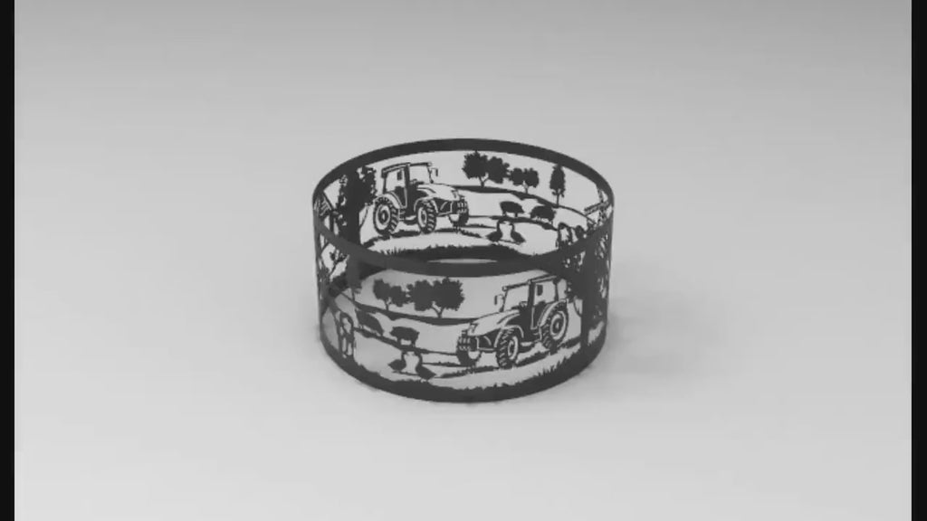 Firepit Ring - Tractor Design without Base & Feet