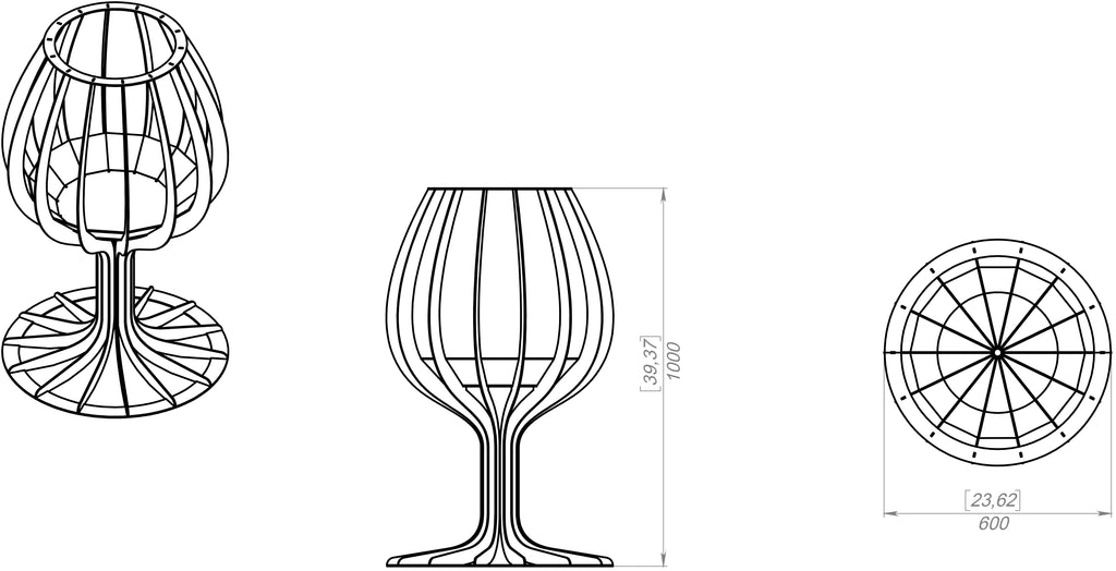 Wineglass Fire Pit