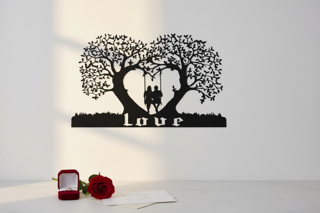 Tree of Life Love wall art - rotated